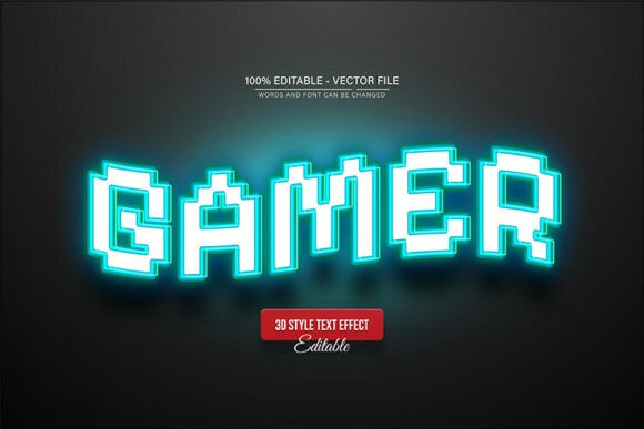 Create Stunning Retro Game Text with Pixel Blue Glow Effect