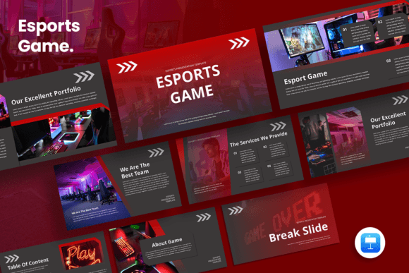 Esports Game - Keynote Template: A Dynamic Presentation Tool