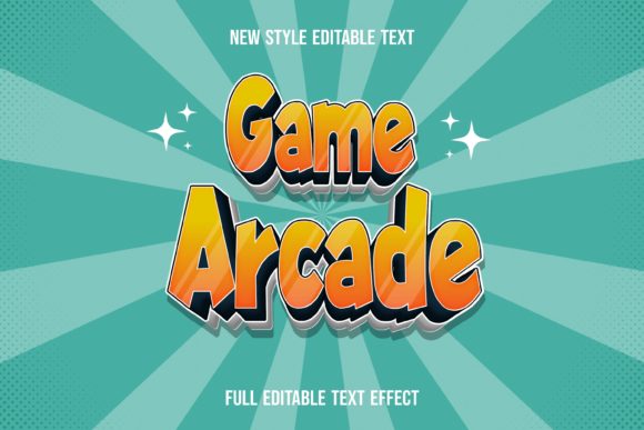 Game Arcade-text Effect: Dynamic Typography for Creative Projects