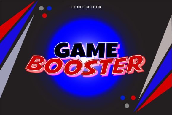 Game Booster Editable Text Effect: Dynamic Typography