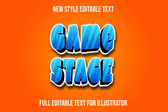 Game Stage Text Effect: Dynamic Typography for Impactful Designs