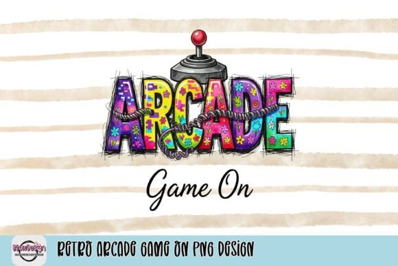 Retro Arcade Game PNG Design for Creative Projects