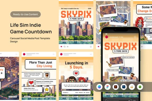 Skypix Indie Game Launch Carousel