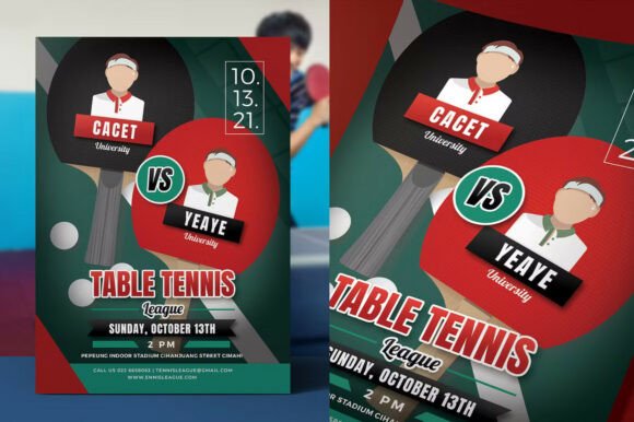 Table Tennis Game Flyer: Your Ultimate Template for Event Promotion