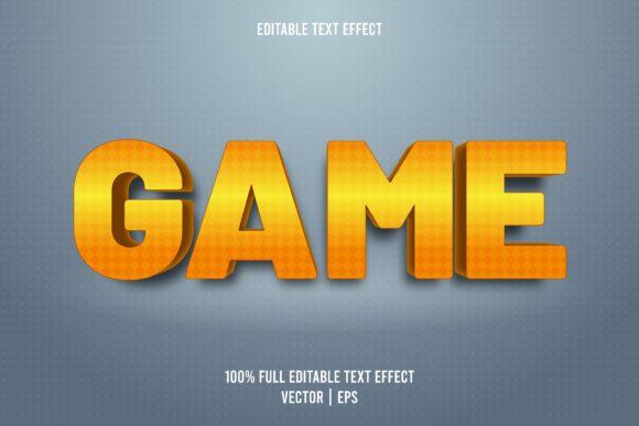 Transform Your Game Designs with an Editable Text Effect